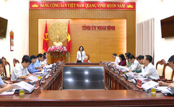 Hội nghị Ban Thường vụ Tỉnh ủy
