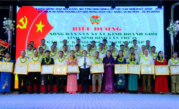 Biểu dương n&ocirc;ng d&acirc;n sản xuất, kinh doanh giỏi tỉnh Ninh B&igrave;nh lần thứ IV