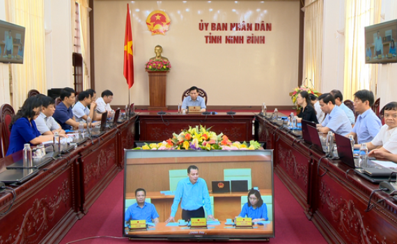 Hội nghị trực tuyến to&agrave;n quốc của Ban chỉ đạo Quốc gia ph&ograve;ng chống dịch Covid-19