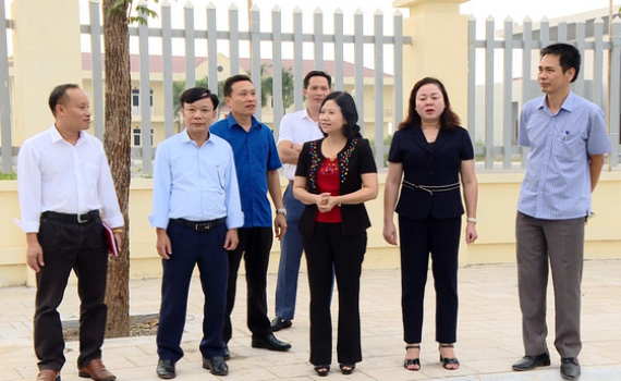 Kiểm tra c&ocirc;ng t&aacute;c tuy&ecirc;n truyền Đại hội Đảng bộ tỉnh lần thứ XXII tại Gia Viễn