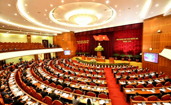 Ng&agrave;y l&agrave;m việc thứ ba của Hội nghị lần thứ 13 Ban Chấp h&agrave;nh Trung ương Đảng kho&aacute; XII
