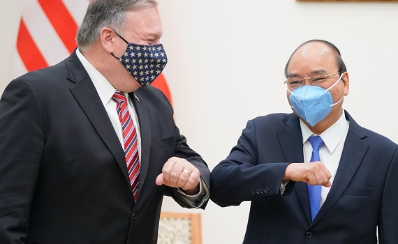 Thủ tướng Nguyễn Xu&acirc;n Ph&uacute;c tiếp Ngoại trưởng Hoa Kỳ Pompeo