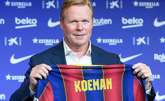 Barca sa thải HLV Ronald Koeman