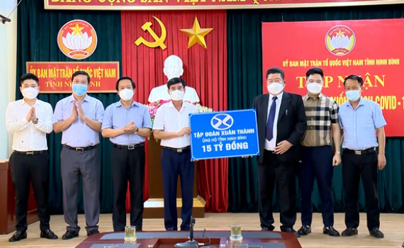 Doanh nghiệp, doanh nh&acirc;n Ninh B&igrave;nh chung sức ph&ograve;ng chống dịch bệnh