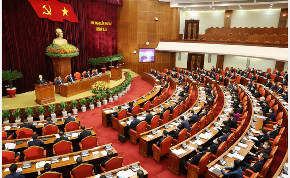 Bế mạc Hội nghị lần thứ tư Ban Chấp h&agrave;nh Trung ương Đảng kh&oacute;a XIII