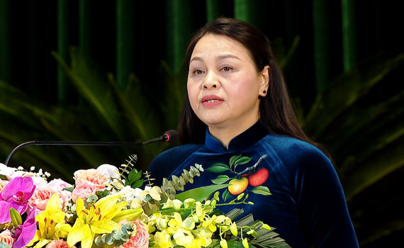 B&agrave;i ph&aacute;t biểu của đồng ch&iacute; B&iacute; thư Tỉnh ủy tại Đại hội đại biểu Phụ nữ tỉnh lần thứ XIII, nhiệm kỳ 2021-2026