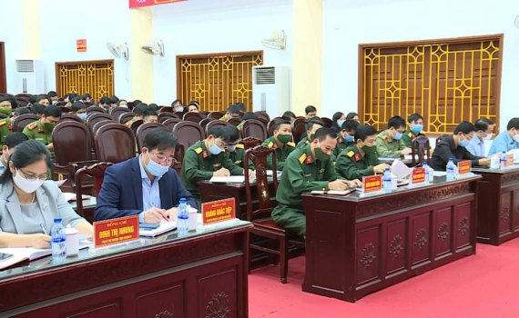 Nho Quan triển khai nhiệm vụ tuyển qu&acirc;n năm 2022