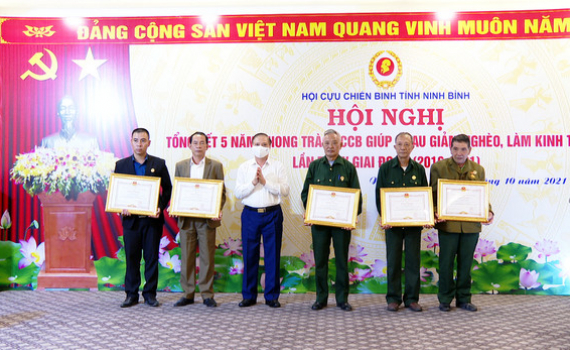Tổng kết 5 năm phong tr&agrave;o "Cựu Chiến binh gi&uacute;p nhau giảm ngh&egrave;o, l&agrave;m kinh tế giỏi"