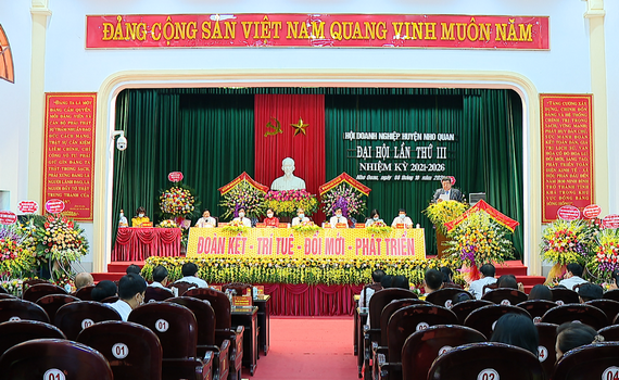 Đại hội Hội Doanh nghiệp huyện Nho Quan nhiệm kỳ 2021 - 2026