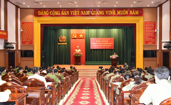 Đảng ủy C&ocirc;ng an tỉnh tập huấn nghiệp vụ c&ocirc;ng t&aacute;c Đảng