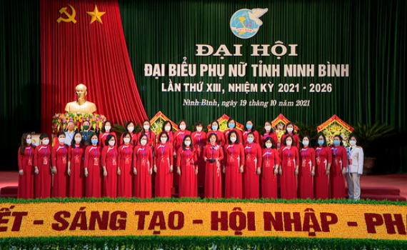 32 đồng ch&iacute; được bầu v&agrave;o Ban Chấp h&agrave;nh Hội LHPN tỉnh Ninh B&igrave;nh kh&oacute;a XIII, nhiệm kỳ 2021-2026