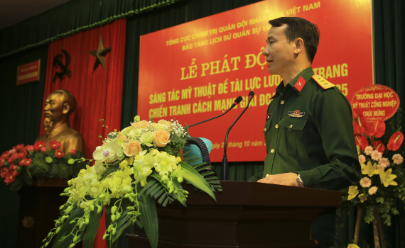 Ph&aacute;t động cuộc thi s&aacute;ng t&aacute;c mỹ thuật về đề t&agrave;i &ldquo;Lực lượng vũ trang - Chiến tranh c&aacute;ch mạng&rdquo;