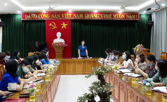 Thống nhất c&aacute;c nội dung tổ chức Đại hội đại biểu Phụ nữ tỉnh lần thứ XIII