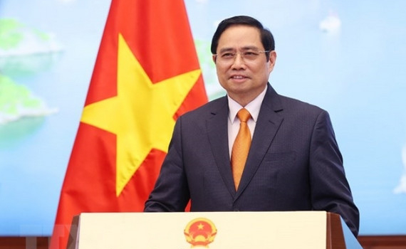 Thủ tướng Phạm Minh Ch&iacute;nh dự v&agrave; ph&aacute;t biểu tại Diễn đ&agrave;n &ldquo;Tuần lễ năng lượng Nga&rdquo; lần thứ IV