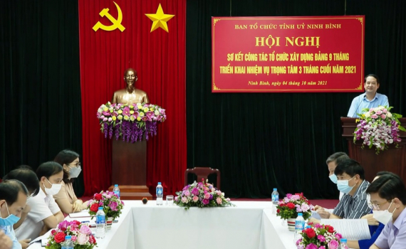 Triển khai nhiệm vụ c&ocirc;ng t&aacute;c x&acirc;y dựng Đảng Qu&yacute; IV năm 2021