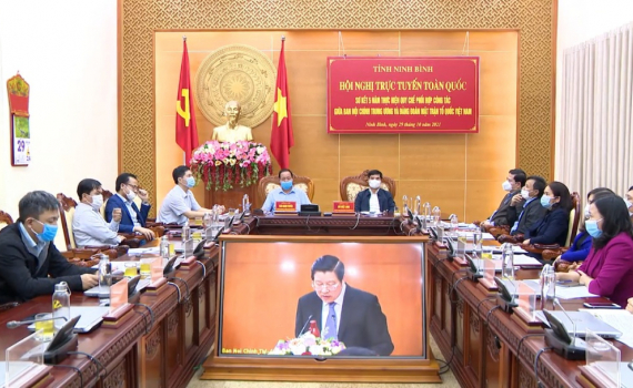 Sơ kết 5 năm quy chế phối hợp giữa Ban Nội ch&iacute;nh Trung ương v&agrave; MTTQ Việt Nam