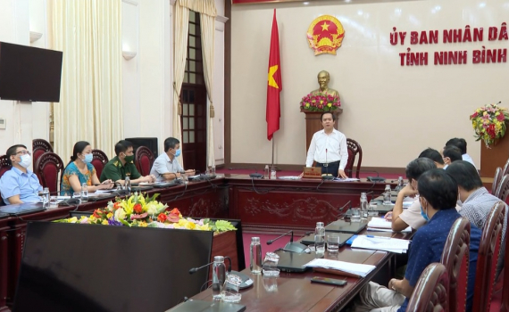Hội nghị trực tuyến chỉ đạo ứng ph&oacute; với b&atilde;o số 7
