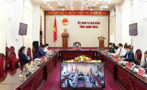 Hội nghị trực tuyến to&agrave;n quốc đ&aacute;nh gi&aacute; 10 ng&agrave;y thực hiện Nghị quyết số 128 của Ch&iacute;nh phủ
