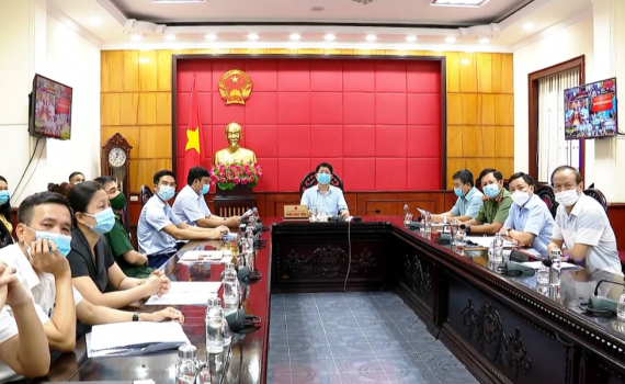 Hội nghị trực tuyến về ứng ph&oacute; với b&atilde;o số 7
