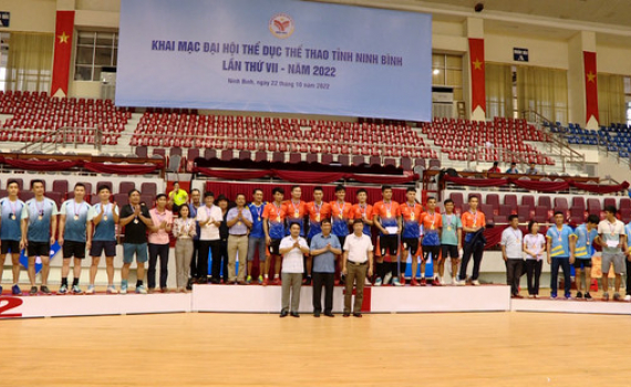 Kết th&uacute;c c&aacute;c m&ocirc;n thi đấu tại Đại hội TDTT tỉnh Ninh B&igrave;nh lần thứ VII
