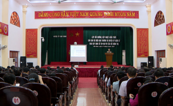Nho Quan cập nhật, bồi dưỡng kiến thức cho đối tượng 4