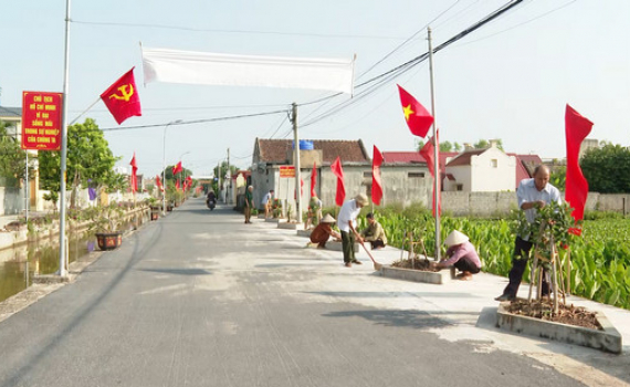 Ninh B&igrave;nh huy động sức d&acirc;n trong x&acirc;y dựng n&ocirc;ng th&ocirc;n mới