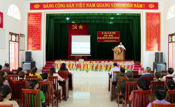 Hội Li&ecirc;n hiệp Phụ nữ tỉnh tập huấn về giới thiệu v&agrave; hướng dẫn x&acirc;y dựng sản phẩm OCOP 