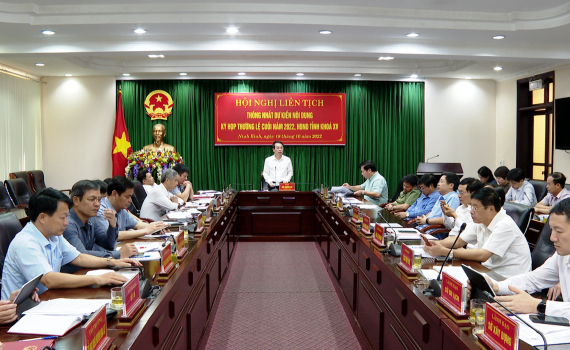 Thống nhất nội dung kỳ họp cuối năm 2022, HĐND tỉnh Ninh B&igrave;nh kh&oacute;a XV