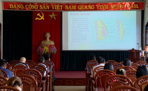 Bồi dưỡng kiến thức chăm s&oacute;c sức khỏe sinh sản v&agrave; ph&ograve;ng, chống ung thư