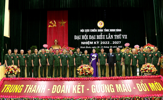 Cựu Chiến binh Ninh B&igrave;nh trung th&agrave;nh, đo&agrave;n kết, gương mẫu đổi mới, x&acirc;y dựng tổ chức Hội vững mạnh to&agrave;n diện