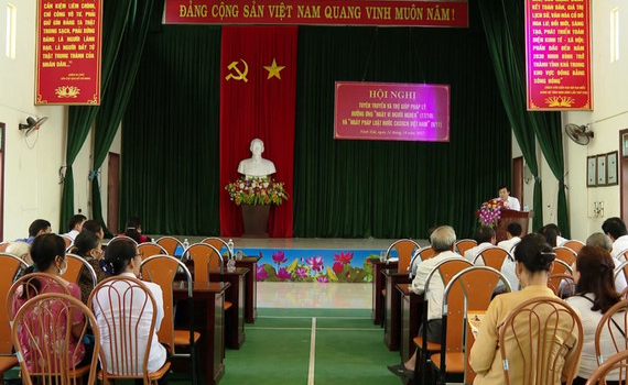 Tuy&ecirc;n truyền v&agrave; trợ gi&uacute;p ph&aacute;p l&yacute; cho nh&acirc;n d&acirc;n x&atilde; Ninh Hải, huyện Hoa Lư