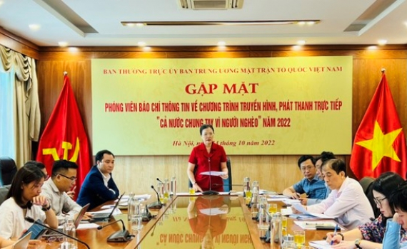 Chương trình "Cả nước chung tay v&igrave; người ngh&egrave;o" năm 2022 diễn ra t&ocirc;́i 17/10