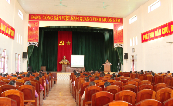 Tập huấn nghiệp vụ cho cộng t&aacute;c vi&ecirc;n d&acirc;n số 