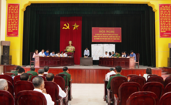 Y&ecirc;n Kh&aacute;nh diễn tập chiến đấu x&atilde;, thị trấn trong khu vực ph&ograve;ng thủ