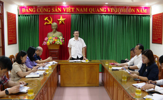 Hội nghị giao ban c&ocirc;ng t&aacute;c b&aacute;o ch&iacute;, tuy&ecirc;n truyền th&aacute;ng 10