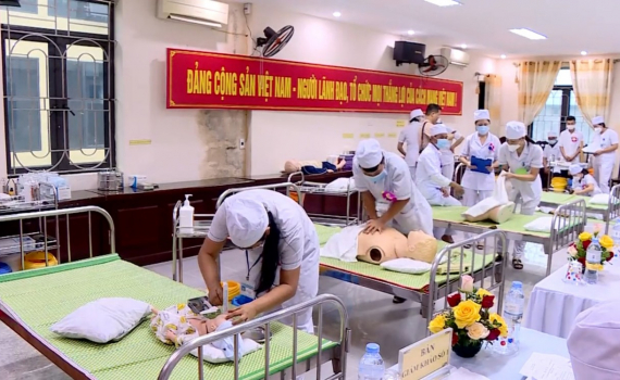Hội thi tay nghề Điều dưỡng, Nữ hộ sinh, Kỹ thuật vi&ecirc;n năm 2022