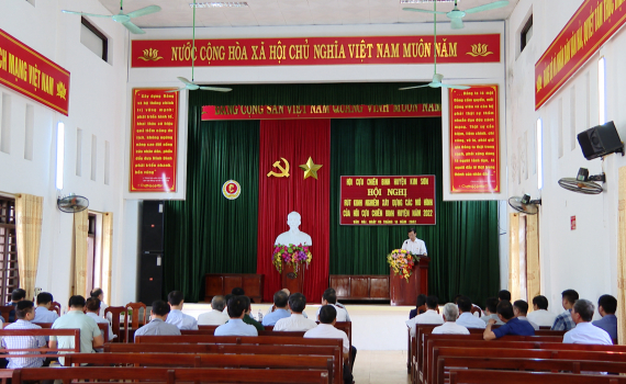 Hội CCB huyện Kim Sơn r&uacute;t kinh nghiệm x&acirc;y dựng c&aacute;c m&ocirc; h&igrave;nh