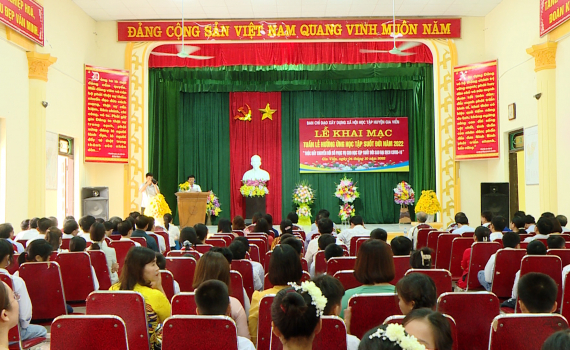 Gia Viễn khai mạc Tuần lễ hưởng ứng học tập suốt đời