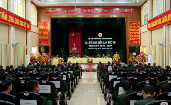 Đại hội đại biểu Hội Cựu chiến binh tỉnh lần thứ VII, nhiệm kỳ 2022-2027 tiến h&agrave;nh phi&ecirc;n tr&ugrave; bị