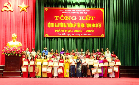 Hội thi gi&aacute;o vi&ecirc;n dạy giỏi cấp Tiểu học, THCS huyện Gia Viễn th&agrave;nh c&ocirc;ng tốt đẹp