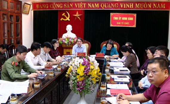 Hội nghị trực tuyến to&agrave;n quốc triển khai c&ocirc;ng t&aacute;c tổ chức x&acirc;y dựng Đảng qu&yacute; IV năm 2022