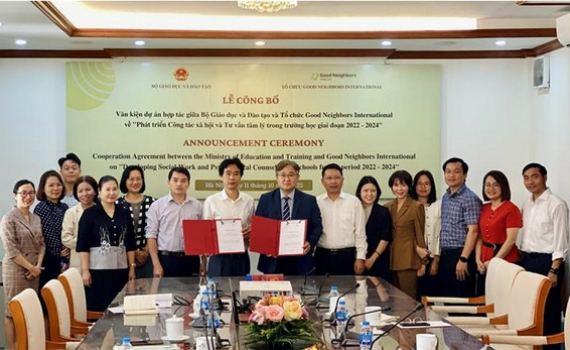 Ph&aacute;t triển c&ocirc;ng t&aacute;c x&atilde; hội v&agrave; tư vấn t&acirc;m l&yacute; trong trường học giai đoạn 2022-2024