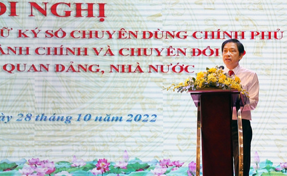 Tăng cường sử dụng chữ k&yacute; số chuy&ecirc;n d&ugrave;ng Ch&iacute;nh phủ phục vụ cải c&aacute;ch h&agrave;nh ch&iacute;nh