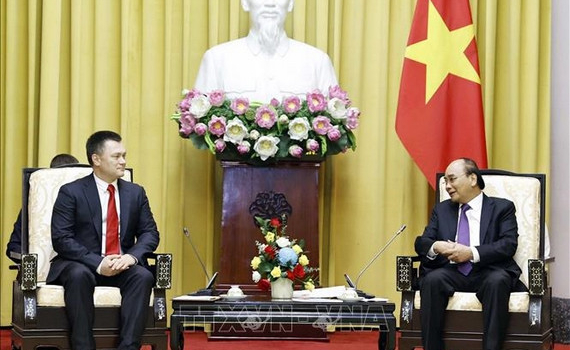 Chủ tịch nước Nguyễn Xu&acirc;n Ph&uacute;c tiếp Viện trưởng Tổng Viện Kiểm s&aacute;t Li&ecirc;n bang Nga
