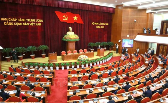 Th&ocirc;ng b&aacute;o Hội nghị lần thứ t&aacute;m Ban Chấp h&agrave;nh Trung ương Đảng kh&oacute;a XIII