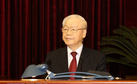 Ph&aacute;t biểu của Tổng B&iacute; thư Nguyễn Ph&uacute; Trọng bế mạc Hội nghị Trung ương 8 kh&oacute;a XIII