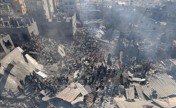 Xung đột Hamas - Israel: Đại hội đồng Li&ecirc;n hợp quốc th&ocirc;ng qua nghị quyết k&ecirc;u gọi ngừng bắn ngay lập tức