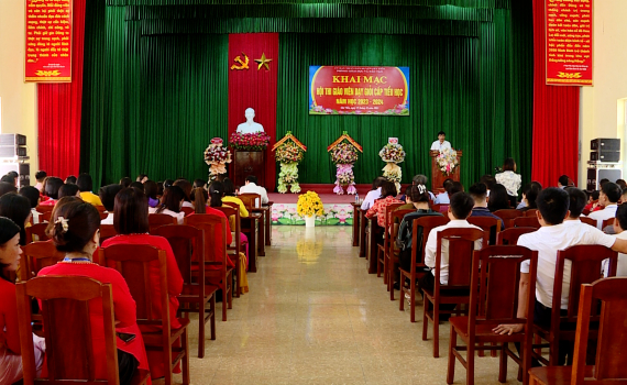 Hội thi gi&aacute;o vi&ecirc;n dạy giỏi cấp Tiểu học huyện Gia Viễn