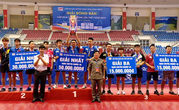 Giải b&oacute;ng b&agrave;n C&uacute;p Hoa Lư mở rộng lần thứ I th&agrave;nh c&ocirc;ng tốt đẹp