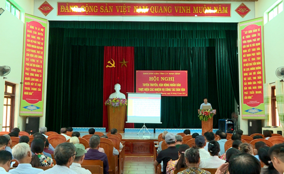 Tuy&ecirc;n truyền, vận động nh&acirc;n d&acirc;n thực hiện c&aacute;c nhiệm vụ c&ocirc;ng t&aacute;c d&acirc;n vận tại x&atilde; Kh&aacute;nh Thượng